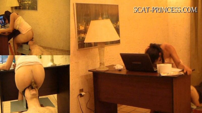 Another Day in the Office Men Eat Shit