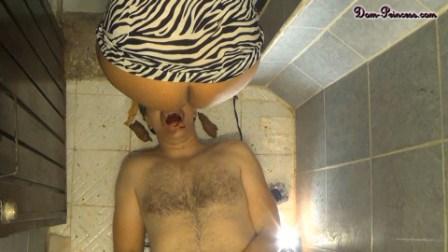He also lives like a Pig Scat Slave