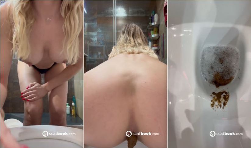 Real Home Shooting Of A Naked Mistress Who Shits In The Toilet