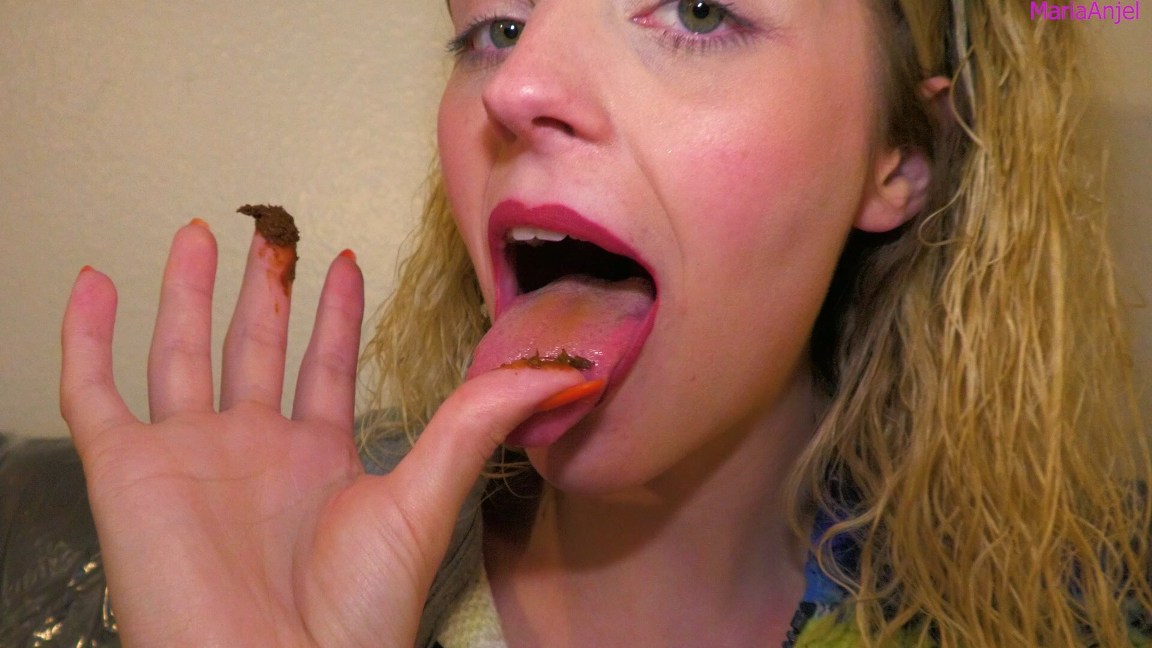MariaAnjel – Shit Eating Masturbation and Dirty Blowjob