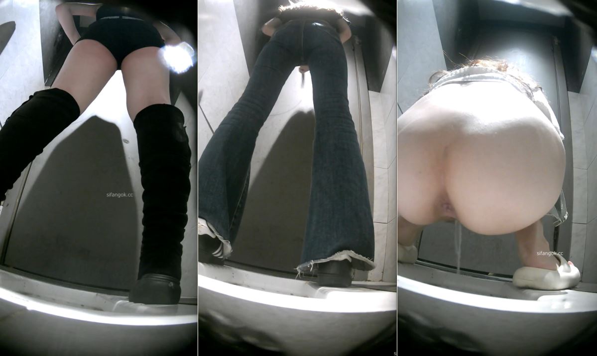 Multiple Chinese Females Pooping in Tight Pants HD