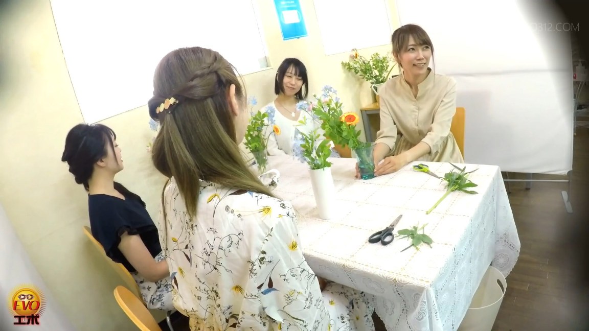 EE-517 Hidden camera, innocent-looking woman’s huge feces Part-2