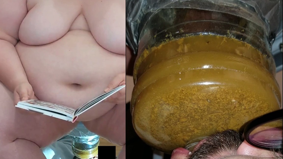 SSBBW Massive Enema Feeding Human Toilet