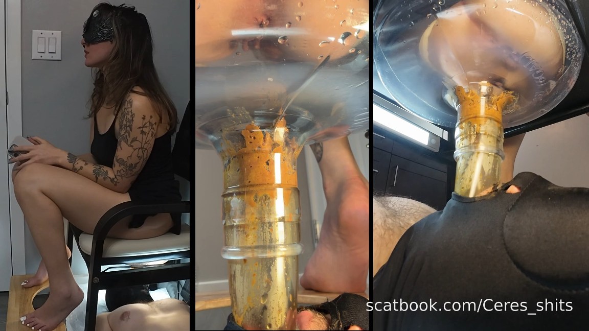 Ceres_shits Piss and Shit Down Slave Throat