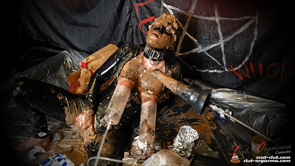 SlutOrgasma Figgy Pudding – Insane Scat Milking Session