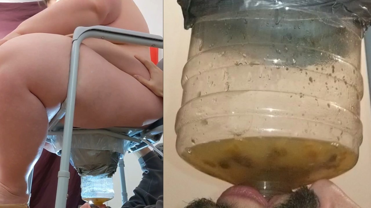SSBBW Queen Siya Massive Liquid Enema Feeding