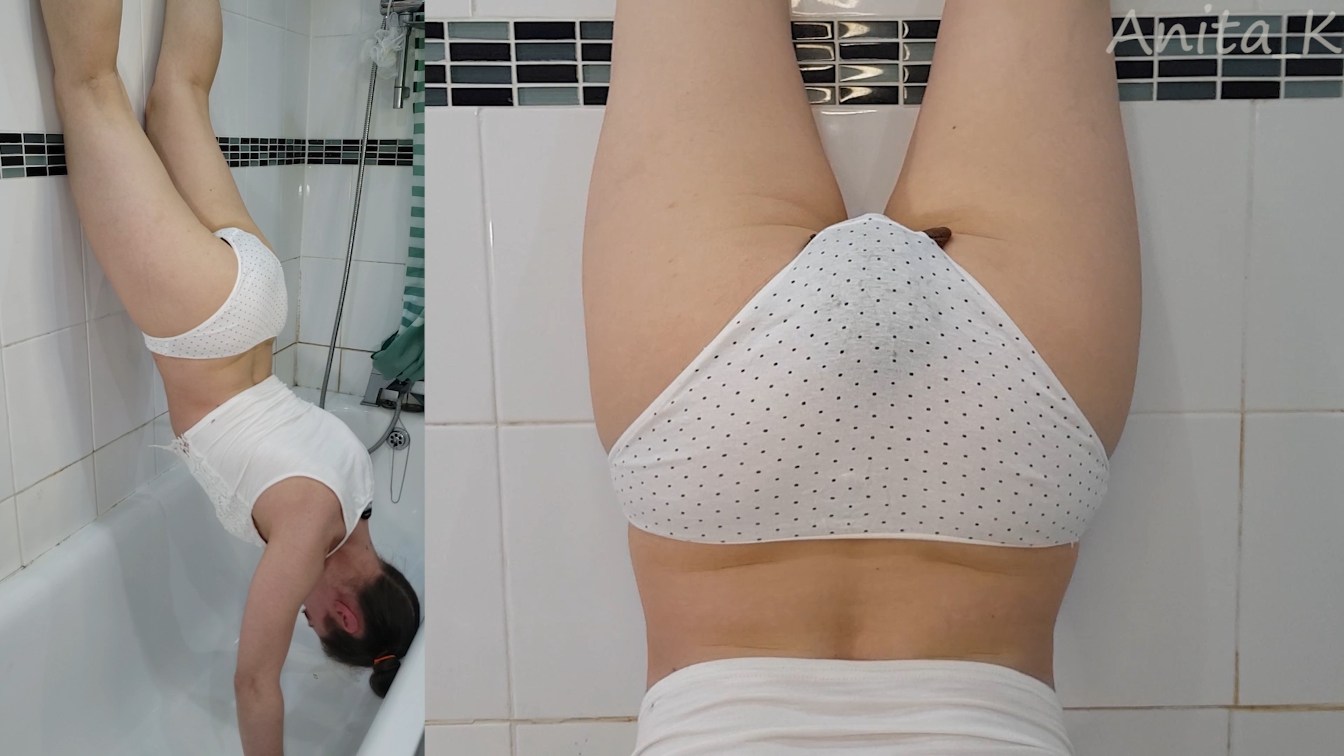 Anita_K – Panty Mess in Handstand