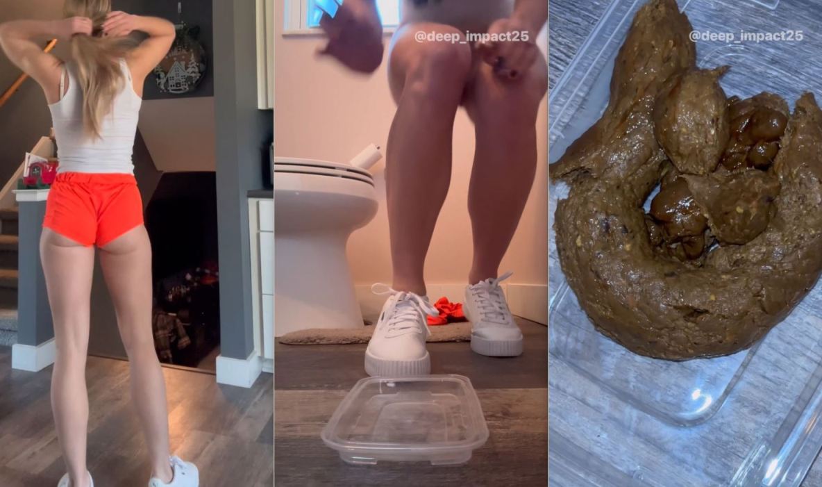 Samantha – Hooters Outfit On, Big Load in a Plastic Box
